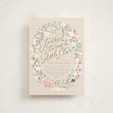 "Twinkle Bunny" - Baby Shower Invitations in Sand by Hannah Williams - Front