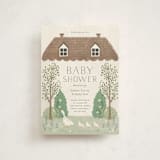 "Cottage Baby" - Baby Shower Invitations in Cream by Kiersten Garner - Front