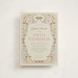 "Vintage Butterfly" - Baby Shower Invitations in Moss by Joanna Griffin - Front