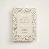 "Trellis" - Baby Shower Invitations in Mulberry by Sarah Knight - Front
