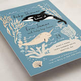 "Under the Sea Creatures" - Baby Shower Invitations in Ocean by Alethea and Ruth - Detail