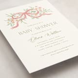 "Sweet Child" - Baby Shower Invitations in Blush by Paper Raven Co. - Detail