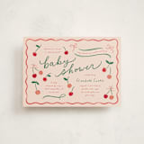 "Cherry Sweet" - Baby Shower Invitations in Cherry Pie by Erin German - Front
