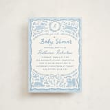 "Folk woodland" - Baby Shower Invitations in Sky by Creo Study - Front