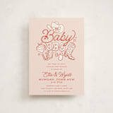 "Cute Country BBQ" - Baby Shower Invitations in Cherry Pie by Jessie Steury - Front