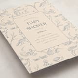 "Forest Toile" - Baby Shower Invitations in Bamboo by Teju Reval - Detail