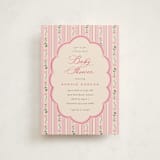 "Very Berry" - Baby Shower Invitations in Berry by letterfix - Front