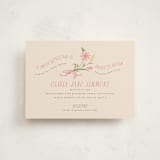 "little bud" - Baby Shower Invitations in Garden by letterfix - Front