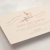 "little bud" - Baby Shower Invitations in Garden by letterfix - Detail