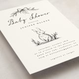 "Story time" - Baby Shower Invitations in Graphite by Maja Cunningham - Detail