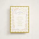 "Veggie Patch" - Baby Shower Invitations in Olive by Natalie Rae - Front