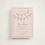 "Baby Garland" - Baby Shower Invitations in Cupcake by Ashley Iwafuchi - Front
