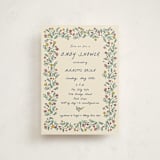 "Blossoming Love" - Baby Shower Invitations in Midnight by Sarah Rosenthal - Front