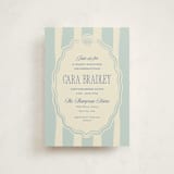 "Beach Babe" - Baby Shower Invitations in Ocean by Robert and Stella - Front