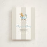 "Preppy Pup" - Baby Shower Invitations in Bluebird by Susan Zinader - Front