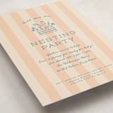 "Nesting Toolbox" - Baby Shower Invitations in Peachy by Leia Matt - Detail
