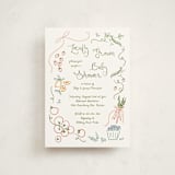"Locally Grown Sketch" - Baby Shower Invitations in Meadow by Jenna Holcomb - Front