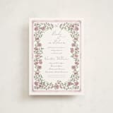 "Baby in Bloom." - Baby Shower Invitations in Heather by Jenna Holcomb - Front