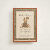 "Nuts for Baby" - Baby Shower Invitations in Pumpkin by Jackie Crawford - Front