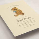 "Vintage Teddy" - Baby Shower Invitations in Glacier by Kimberly Morgan - Detail