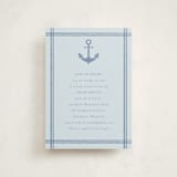 "Ahoy" - Baby Shower Invitations in Sea by Brynne Foster - Front