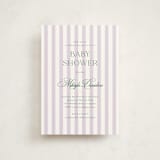 "Resort" - Baby Shower Invitations in Lilac by Kelly Schmidt - Front