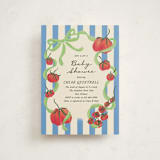 "Petit Pomodoro" - Baby Shower Invitations in Lime by Jackie Crawford - Front