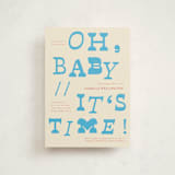 "Oh Baby It's Time" - Baby Shower Invitations in Blueberry by Kartika Paramita - Front