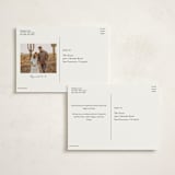 "Oh Baby It's Time" - Baby Shower Invitations in Blueberry by Kartika Paramita - Back of Card Options