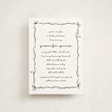 "Okarche" - Baby Shower Invitations in Cotton by Deynaaz Daraei - Front