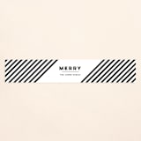 "Merry All Year." - Holiday Belly Bands in Penguin by Pink House Press - Front