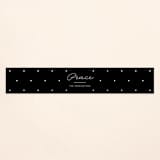 "Minimal Joy" - Holiday Belly Bands in Coal by Mere Paper - Front