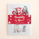 "Dear Santa" - Holiday Belly Bands in Cardinal by Michelle Poe - Assembled