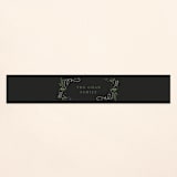 "Script Merry Christmas" - Holiday Belly Bands in Pine by Jamie Schultz Designs - Front