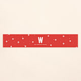 "Collaged Merry" - Holiday Belly Bands in Berry by Bethan - Front