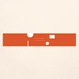 "Joy Scout" - Holiday Belly Bands in Persimmon by Yours Madly - Front