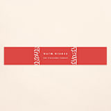 "Ornate Peace" - Holiday Belly Bands in Snow by Kerry Doyle - Front