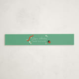 "Little Bug" - Baby Shower Belly Bands in Garden by Hudson meet Rose - Front