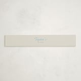 "Preppy Pup" - Baby Shower Belly Bands in Bluebird by Susan Zinader - Front