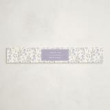 "Lottie" - Baby Shower Belly Bands in Lilac by Erin L. Wilson - Front