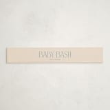 "Ephrata" - Baby Shower Belly Bands in Powder by Deynaaz Daraei - Front