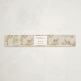 "Woodland Animals Toile" - Baby Shower Belly Bands in Bamboo by Teju Reval - Front