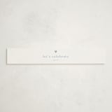 "Heartbeat" - Baby Shower Belly Bands in Provincial Blue by Stacey Meacham - Front