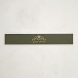 "Vintage Butterfly" - Baby Shower Belly Bands in Moss by Joanna Griffin - Front
