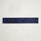 "Midnight Stars" - Baby Shower Belly Bands in Midnight by Ilene Guy - Front