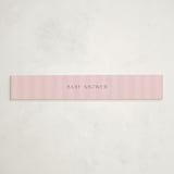 "Baby Stripes" - Baby Shower Belly Bands in Rose by Angela Thompson - Front