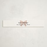 "Gift" - Baby Shower Belly Bands in Blush by AK Graphics - Front