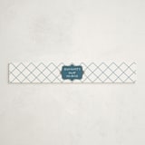 "Cowboy Baby" - Baby Shower Belly Bands in Denim by Paper Sun Studio - Front