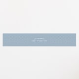 "A cute stripe" - Baby Shower Belly Bands in Sky by Lea Delaveris - Front