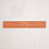 "Ribbon of Joy" - Baby Shower Belly Bands in Citrus Sky by Zove Ahhh - Front